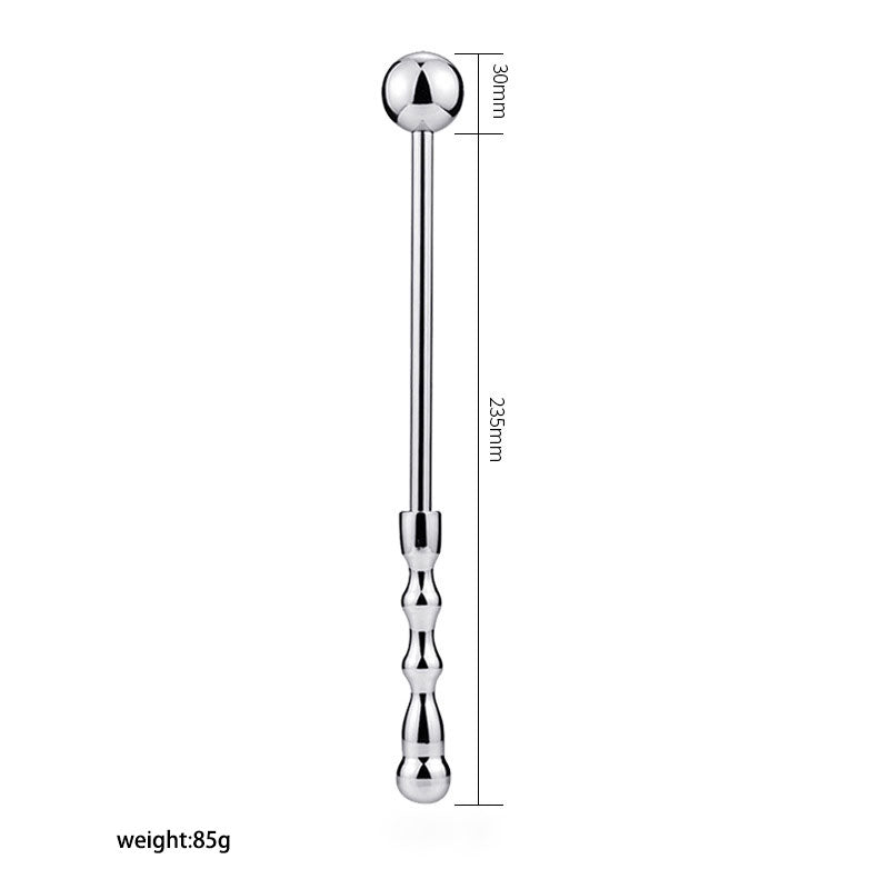 Metal Handheld Spherical Anal Plug
