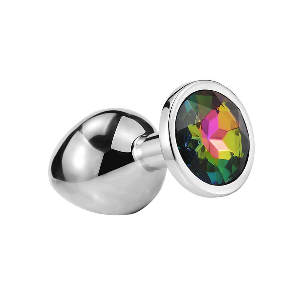 Silver anal plug