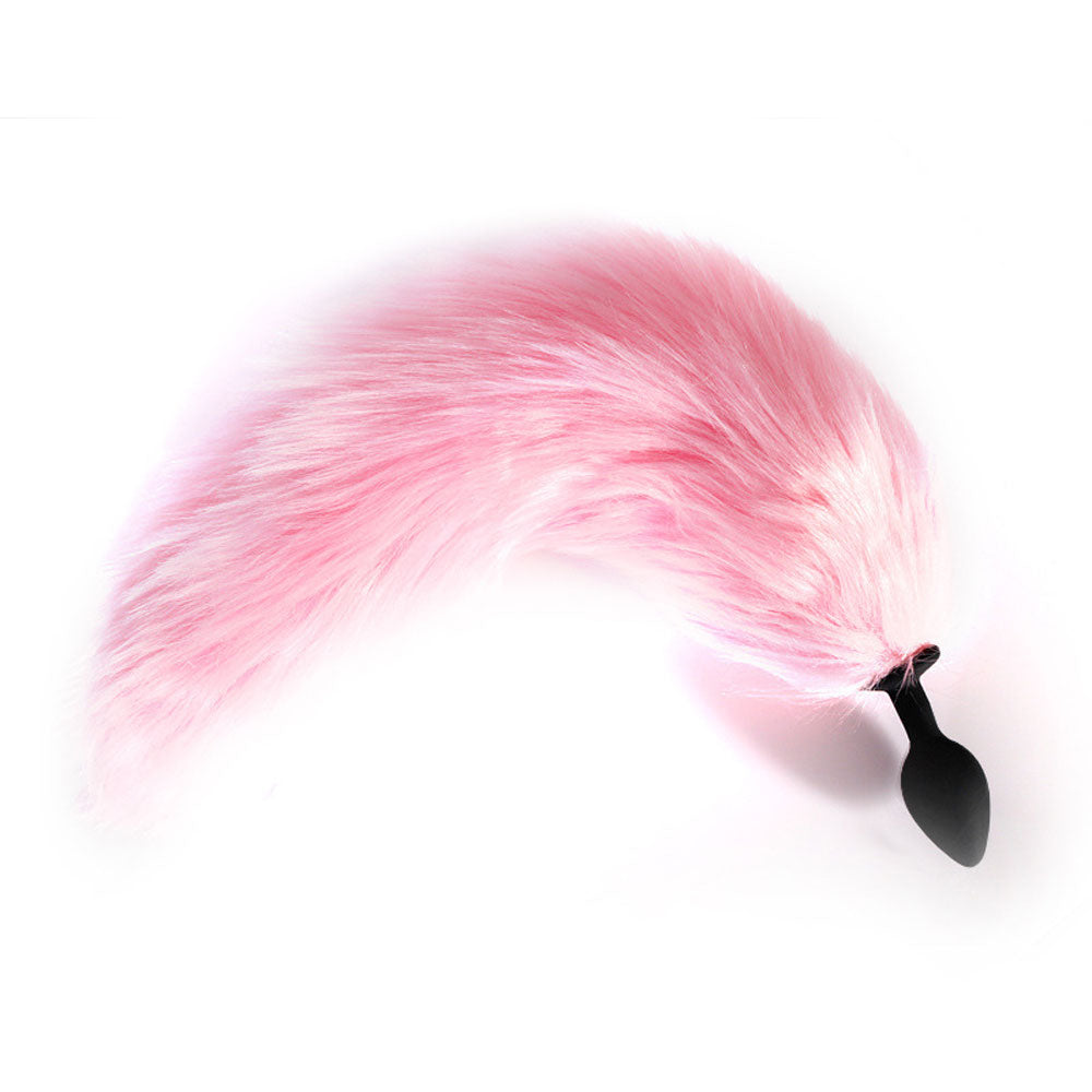 Glowing tail anal plug