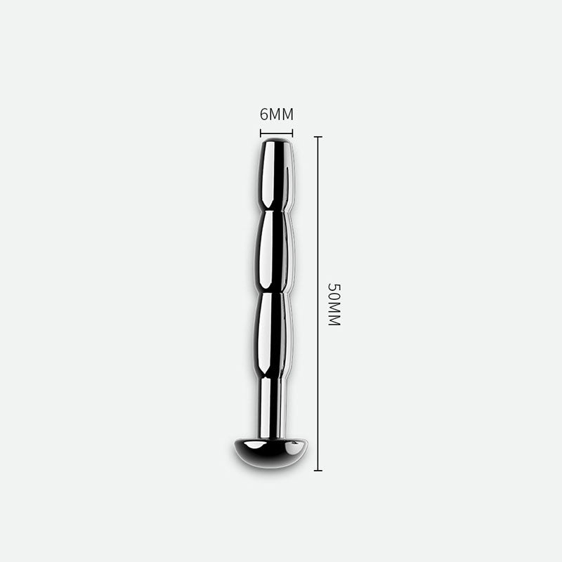 Male urethral catheter stimulation dilator